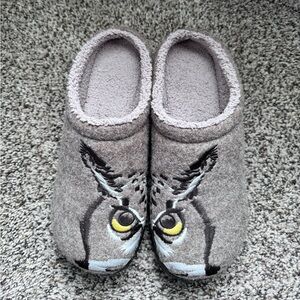 L.L.Bean Women's Daybreak Scuffs, Motif Owl size 10